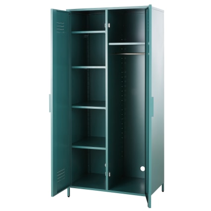 Armoire de rangement métal 2 portes Kaki