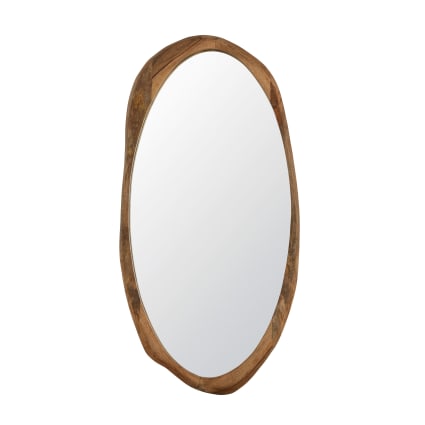 Espejoconmarcodemaderamarrón70x138