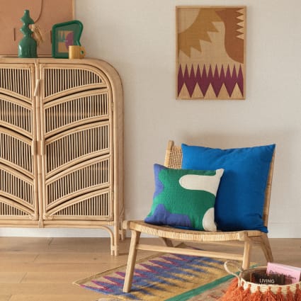 Cojines decorativos azules nórdicos - Acabado Premium Garantizado