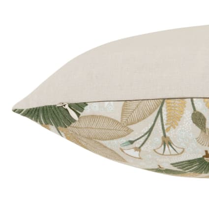 Cojín Rectangular Doble Tela Algodón Jacquard 30x50 Raya Londres Blanco Funda Relleno