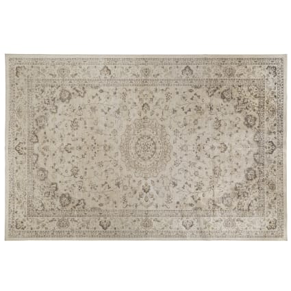 Grand tapis style oriental tissé jacquard beige et gris 200x300 Venus | Maisons du Monde