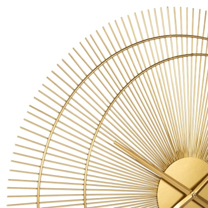 Horloge Murale Karlsson Sensu – Design Moderne, Acier Doré 40cm, Pour Salon Ou Bureau