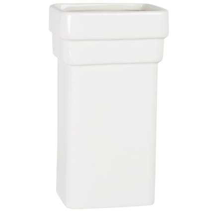 Jarrón de gres blanco roto Alt. 25 cm Lynn | Maisons du Monde