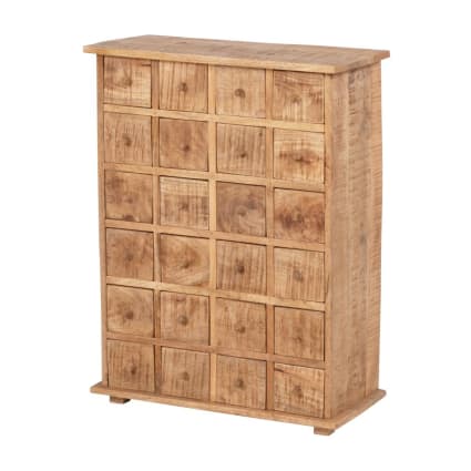 Kleinmöbel mit mehreren Schubladen aus Mangoholz