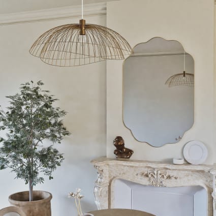 Relaxdays Lampadario A Sospensione In Stoffa E Metallo, Lampada Per Salotto E Camera Lampadina E27 Argento Grigio 84671113