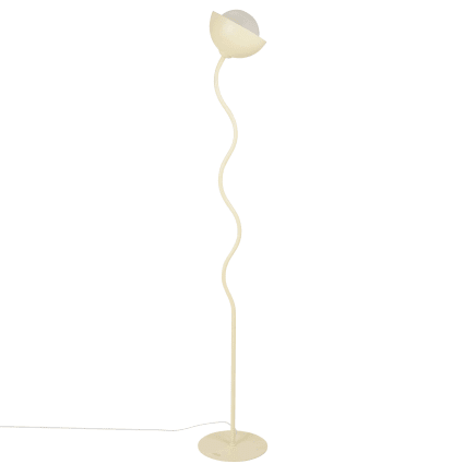 Lampadaire conique en papier maché rose H120 Craft | Maisons du Monde