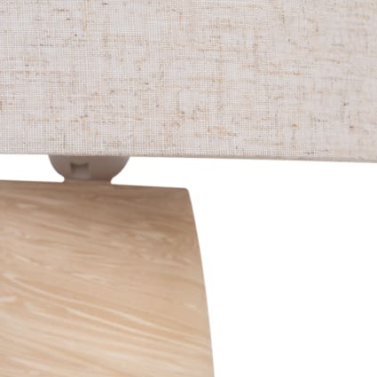 Abat-Jour En Lin Beige Pour Lampadaire Ou Lampe De Table - Dimensions ~30x30x21.5 Cm - Cache Lumière Amovible Pour Salon, Chambre - 5