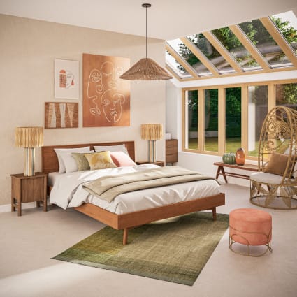 Maison Du Monde Letto Legno Vintage Letto Matrimoniale In Legno