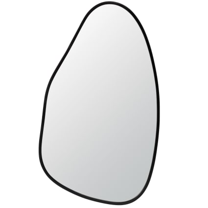 Miroir organique en acier noir 45x80 cm Gunnar Maisons du Monde