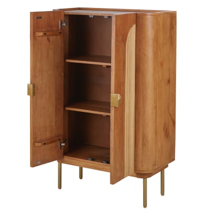 Portautensili Da Cucina In Legno Di Mango | Organizzatore Da Banco Per Cucchiai E Mestoli (12.7x12.7x15.2 Cm)
