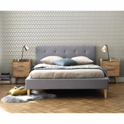 Nachttisch Mit Schublade & Regal – 3-stöckig, Modern In Grau-Gold, Kleiner Beistelltisch Für Schlafzimmer