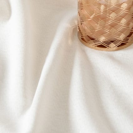 ANRO Nappe Transparente Lavable Avec Ourlet, PVC, Beige, Rund 100cm