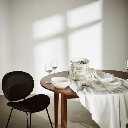 Bassetti Nappe Anti-taches 140 X 220 Cm - 100 % Coton Panama