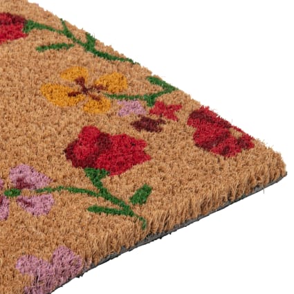 Paillasson Pâques HilyBony – Œufs Colorés Fibre Coco Artificielle, 43,2 X 76 ,2 Cm, Intérieur/Extérieur Antidérapant Tapis Entrée œufs De Pâques