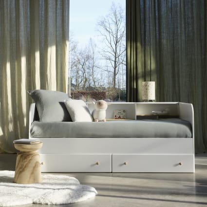 Peluche pecorella bianca e beige in bouclé Simon Maisons du Monde