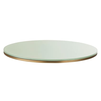 Piano Tavolo Rotondo In Vetro Temperato Spessore 8mm – Diametri Da 50 A 100 Cm, Proteggi Tavolo, Antigraffio, Con Cuscinetti Antiscivolo