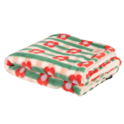 Plaid pour animaux motifs rose, rouge, vert et violet 105x70 Pop | Maisons du Monde