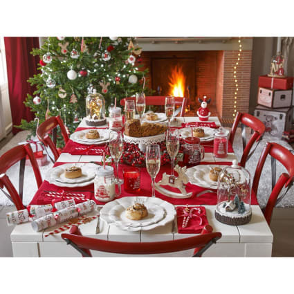 Plato de postre de loza blanca Bourgeoisie Maisons du Monde