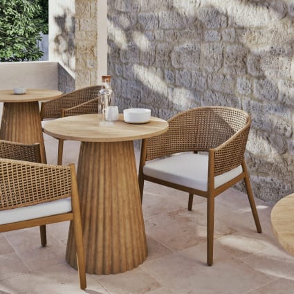 Poltrona Tavolini Da Esterno Maison Du Monde In Ferro Battuto