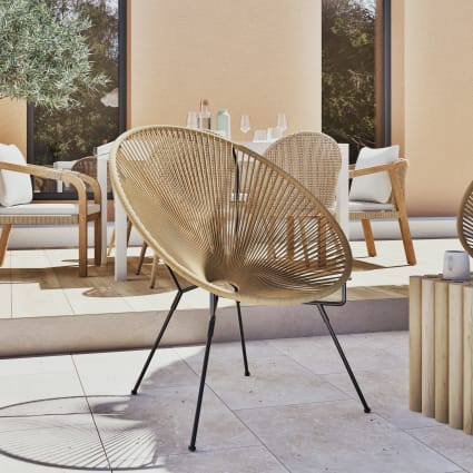 Rattan Poltrona Comoda Da Esterno Poltrona Vimini Rattan Per