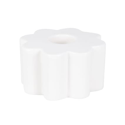 Portacandele Fantasma In Ceramica Bianca – Decorazioni Halloween, Matrimonio E Camino, Forma Conica Unica, Dimensioni 4,32 X 3,93 X 3,236 Cm