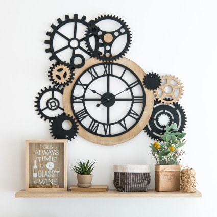 Reloj de pared con engranajes 79x68 WAYNE Maisons du Monde