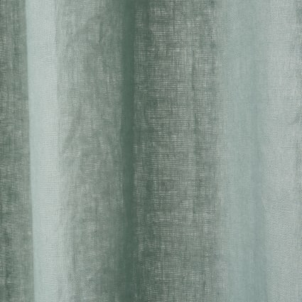 Toile De Lin Lavé 'Lilly' Vert De Gris - Vendu Au Demi-mètre - Largeur 140 Cm - Grammage 240 G/m² - 100% Lin Français