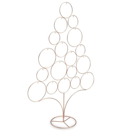 Sapin De Noël En Métal Doré 90 Cm - Design Moderne, Acier Thermolaqué - Intérieur/Extérieur Protégé