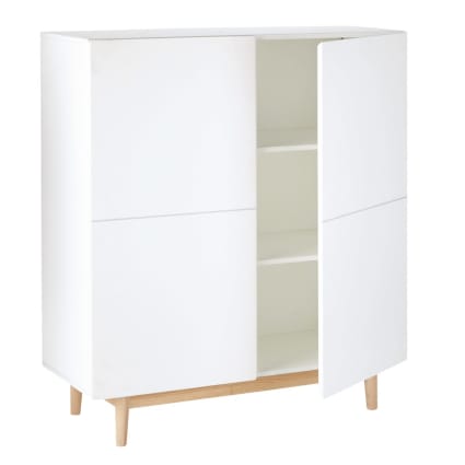 Schrank mit 2 Türen, weiß Artic