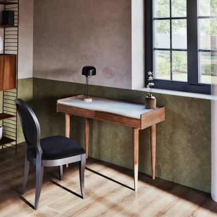 Acacia Scrivania Angolare Legno Massello Sheesham Scrivania Legno