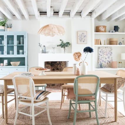 Sedia in legno di mango e fibra di sisal Mazette Maisons du Monde