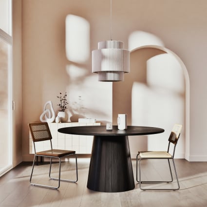 Du Monde Sedia Sospensione Sedia In Rattan Incannucciato E Acciaio