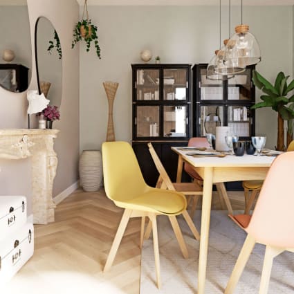 Giallo Ocra Sedie Scandinave Maison Du Monde Sedia In Stile