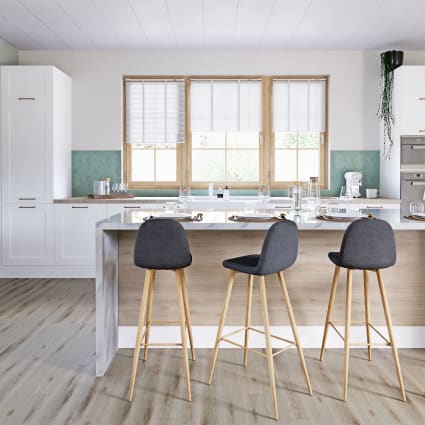 Sedia in stile scandinavo grigio antracite H66