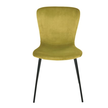 Mira Maison Du Monde Sedia Margaux Sedia In Velluto Grigio Chiaro