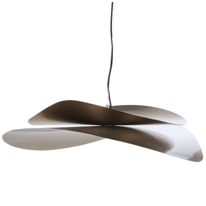 Suspension aérienne double en métal argenté Miramare | Maisons du Monde