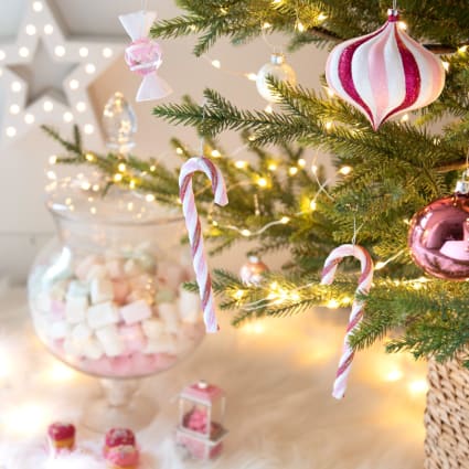 Liliful Lot De 40 Sucettes De Noël Avec Bandes Torsadées En Plastique à Suspendre Pour Sapin De Noël Et Centre De Table (rouge, Vert, Blanc