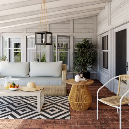 Tavolino Divani In Corda Tavolino Da Salotto In Legno Di Acacia E