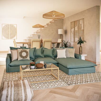 Maison Du Monde Tavolino Ottone Vetro Tavolino Da Salotto In Legno