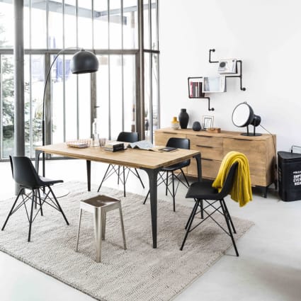 Tavolo per sala da pranzo in massello di mango 180 cm