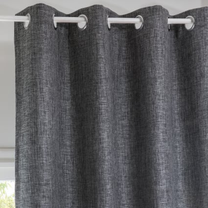 Tenda Con Occhielli 245x140 Cm – Tessuto Trasparente Colore Antracite – Elegante E Di Alta Qualità Per Soggiorno E Camera - 6