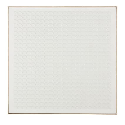 Toile peinte blanche 100x100