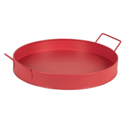 Vassoio Rotondo Fondo Convivio 35cm con bordo inox lucido ed interno