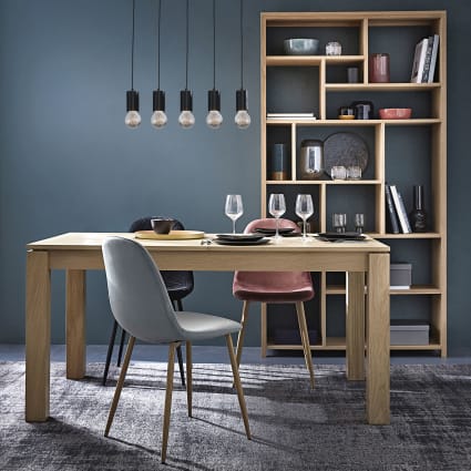 AVARI Sonoma Eiken - LOFT TAFEL VOOR WOONKAMER/EETKAMER UITKLAPBAAR TOT 290 Cm AVARI Sonoma Eiken - LOFT TAFEL VOOR WOONKAMER/EETKAMER UITKLAPBAAR TOT 290 Cm