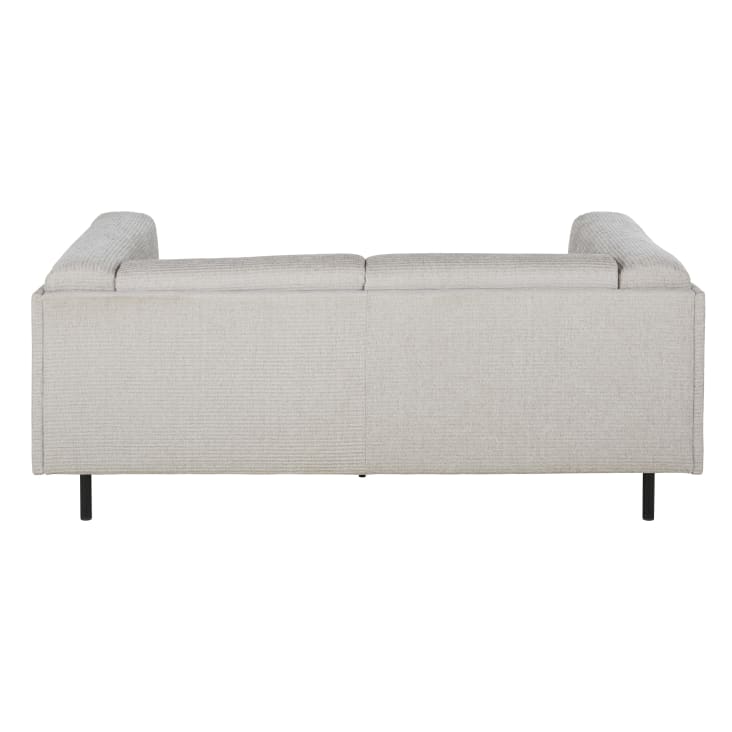 2/3-Sitzer-Sofa mit Bezug aus hellgrauem Cordsamt cropped-3