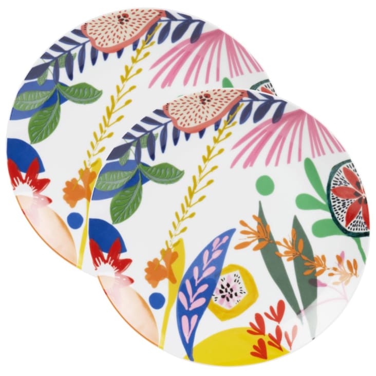 Lenox Butterfly Meadow Cottage - Set Da 4 Piatti Piani In Porcellana. Stile Campestre Con Farfalle. Lavabili In Lavastoviglie.