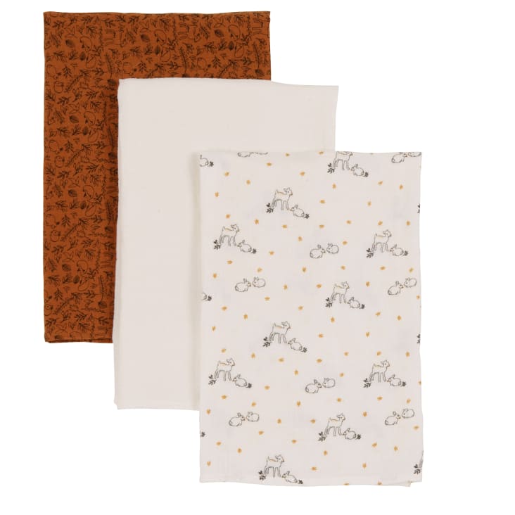 MuslinZ Mulltücher XL - 100x90 Cm 100% Baumwolle 2er Pack