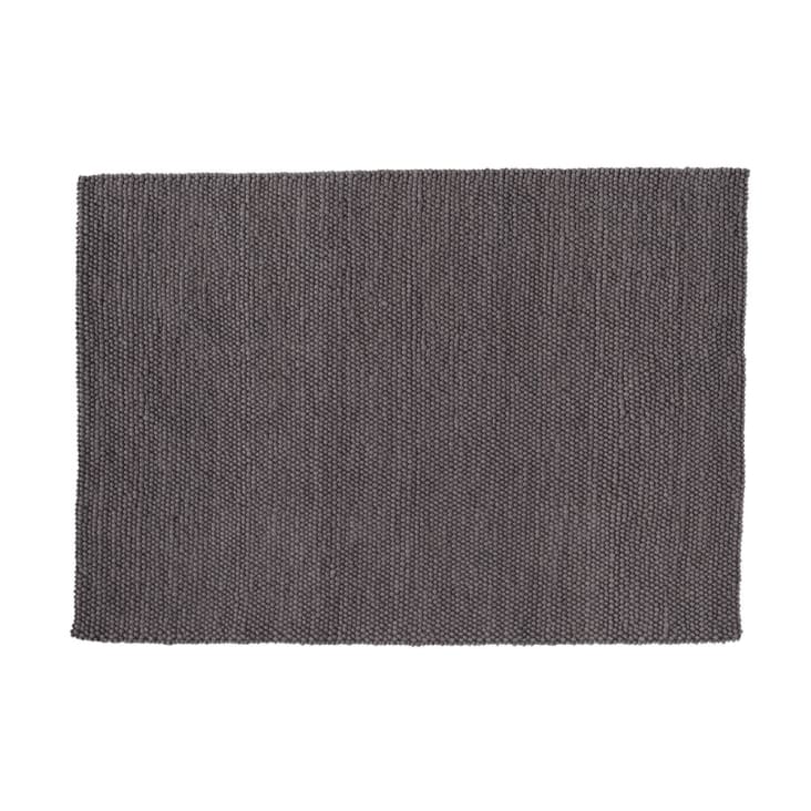 Alfombra de lana gris 160 x 230 cm -Industry