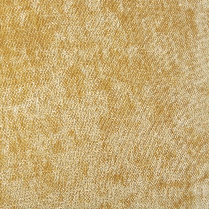 Almofada em veludo amarelo-mostarda com efeito envelhecido 45x45 cropped-2