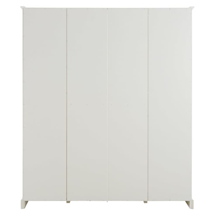 Armoire blanc 4 portes-Barbade cropped-3